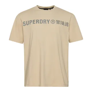 【Superdry】男裝 短袖T恤 VTG ATHLETIC(麻花灰)
