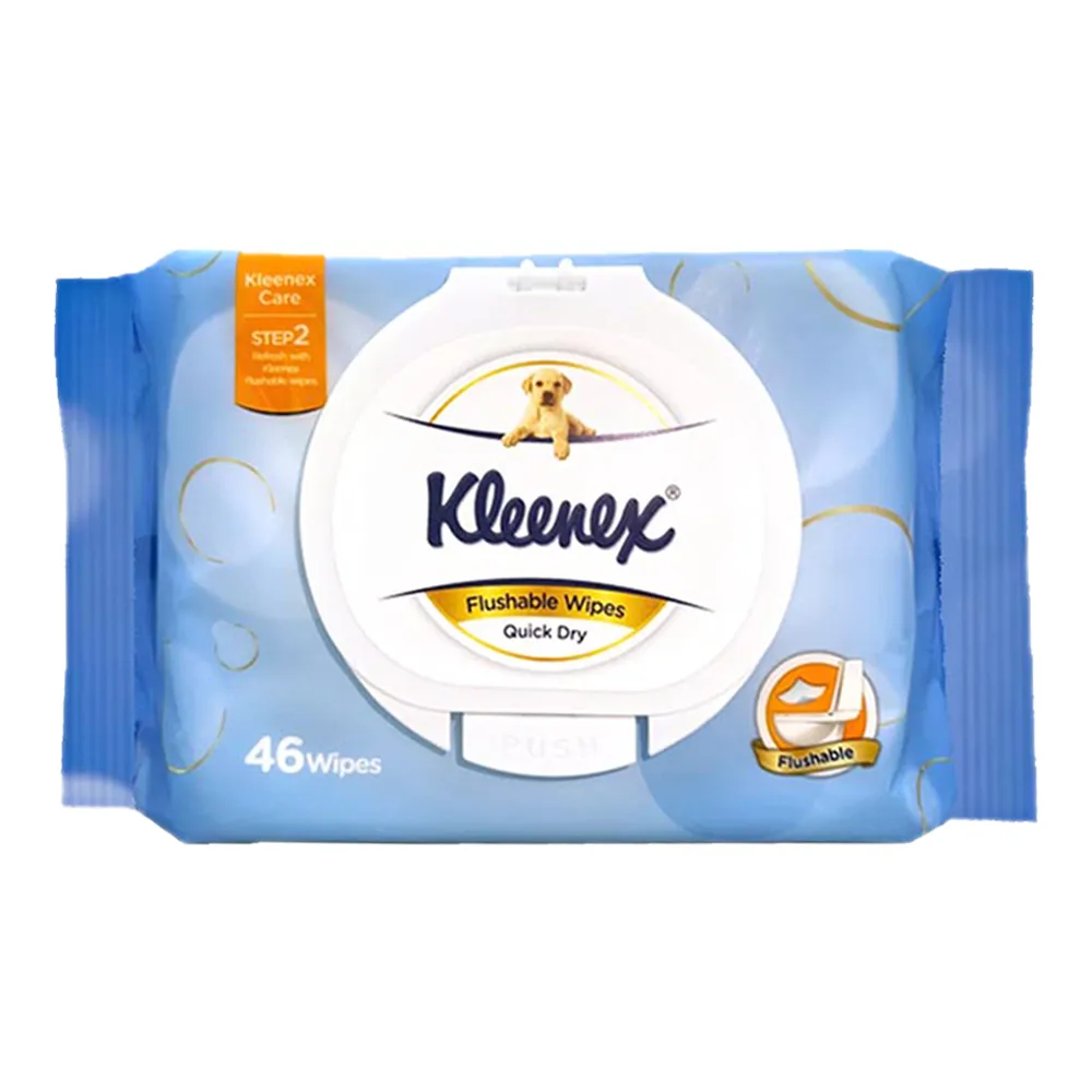 【Kleenex 舒潔】濕式衛生紙 46張x4包