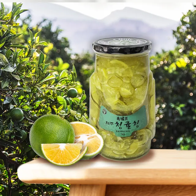 【韓味不二】濟州島果醬茶系列1kg/瓶(柚子茶/檸檬茶/漢挐峰柑橘茶/青橘茶)