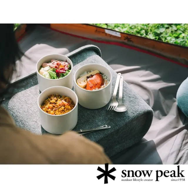 【Snow Peak】TOBACHI野餐盒M 灰、白 TW-273(TW-273)