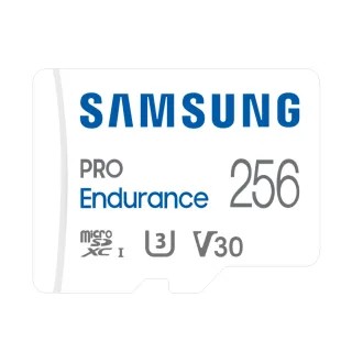 【SAMSUNG 三星】Pro Endurance microSD 256G高耐用記憶卡(平行輸入)