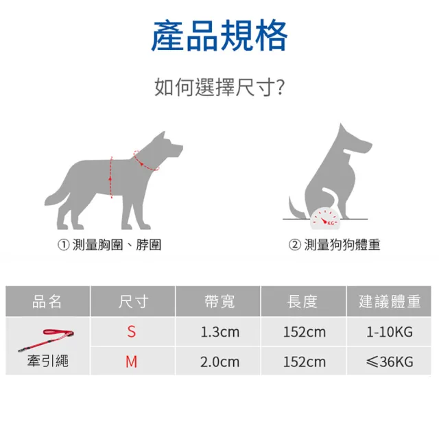 【美好寵商】DOGNESS多尼斯 反光系列牽引繩_S號(牽繩 寵物牽繩 戶外牽繩)