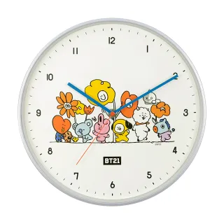 【CarryPlus】花漾BT21掛鐘-FLOWER系列(LINE FRIENDS官方授權)