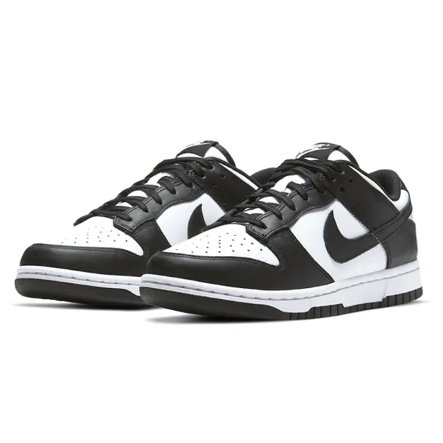 NIKE 耐吉】DUNK Low GS 女鞋童鞋白色黑色熊貓經典簡約皮革運動滑板