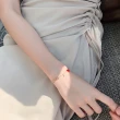 【MISS KOREA】韓國設計微鑲美鑽浪漫紅色愛心造型手鍊(美鑽手鍊 紅色手鍊 愛心手鍊)