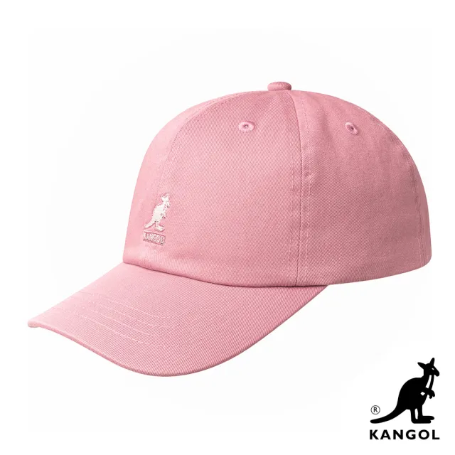【KANGOL】WASHED 棒球帽(奶油粉色)