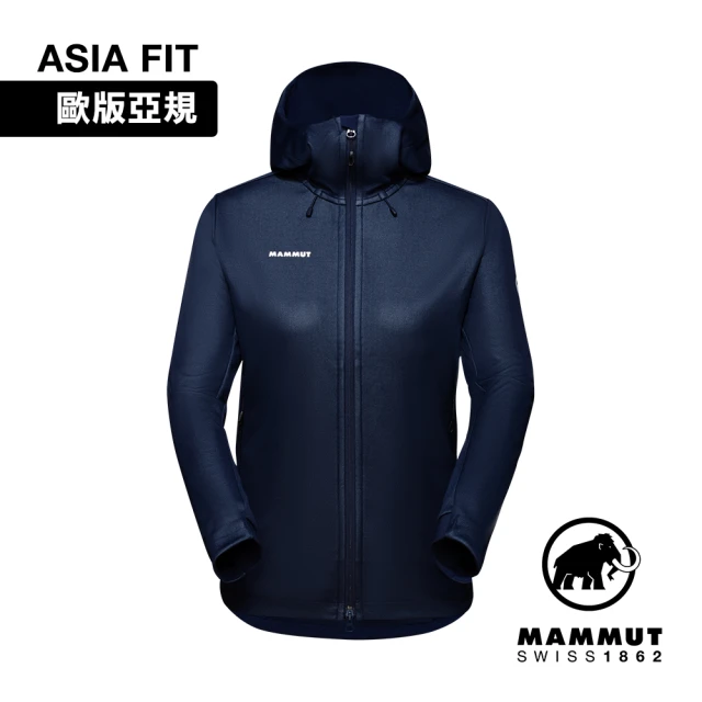 Mammut 長毛象 Ultimate VII SO Hooded Jacket AF 第七代經典軟殼連帽外套 海洋藍 女款 #1011-01790