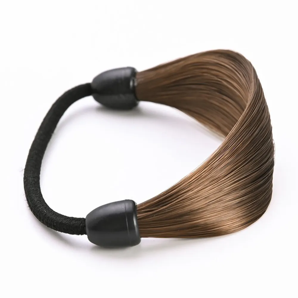 【小飾集】假髮髮繩/韓國設計簡約氣質假髮造型髮繩 髮圈(3色任選)