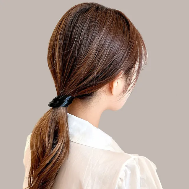 【小飾集】假髮髮繩/韓國設計簡約氣質假髮造型髮繩 髮圈(3色任選)