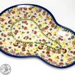 【SOLO 波蘭陶】Vena 波蘭陶 28CM 早餐盤/葫蘆造型盤  刺蝟蘋果園系列