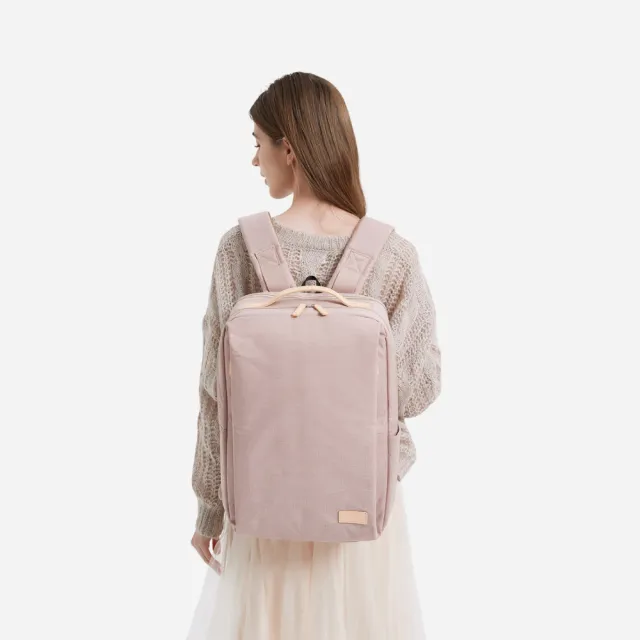 【Nordace】Siena粉色極簡功能性旅行背包書包(適合日常通勤和旅行)