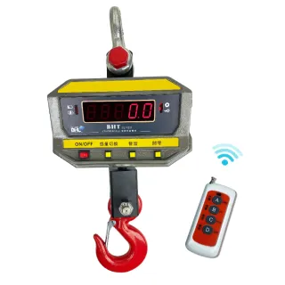 【BHL 秉衡量】台灣製造 無線遙控計重吊秤 BHT-5T(吊秤/磅秤/全機一年保固/感應器兩年保固)