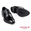 【AMADEUS 阿瑪迪斯】大尺碼經典素面紳士男皮鞋 黑色(大尺碼)