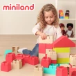 【西班牙Miniland】ECO大尺寸軟積木40入(STEM玩教具/大顆粒積木/西班牙原裝進口)