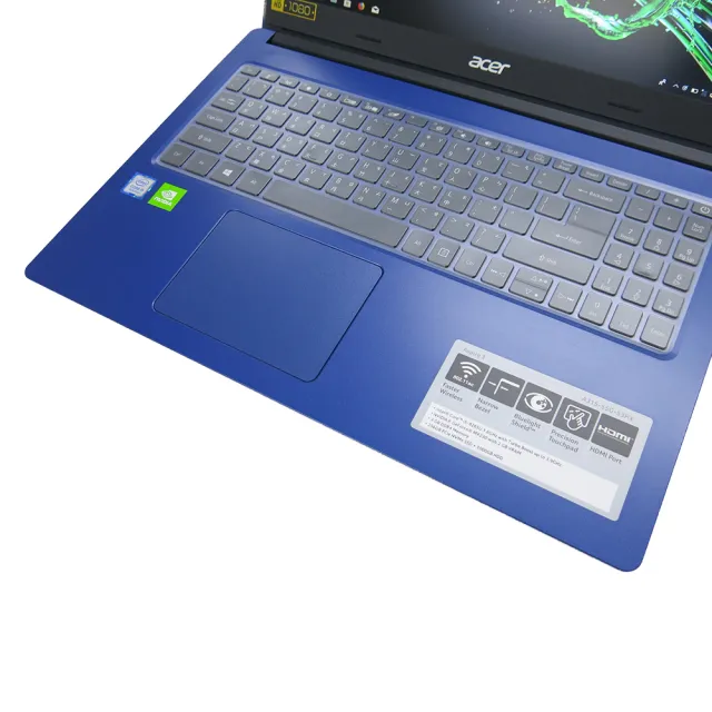 【Ezstick】ACER Aspire 3 A315-23 奈米銀抗菌TPU 鍵盤保護膜(鍵盤膜)