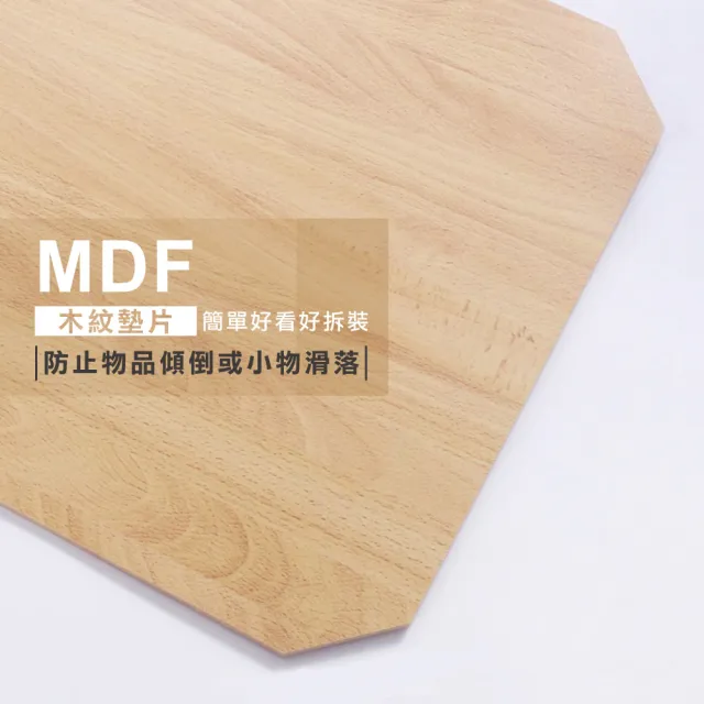 【KIWISH 奇意生活館】鐵架配件MDF木紋墊片90x35cm四片組(鐵架配件/收納架/層架/置物架/波浪架/貨架)