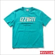 【IZZVATI】仿排球紋面短T-藍(品牌經典LOGO款)