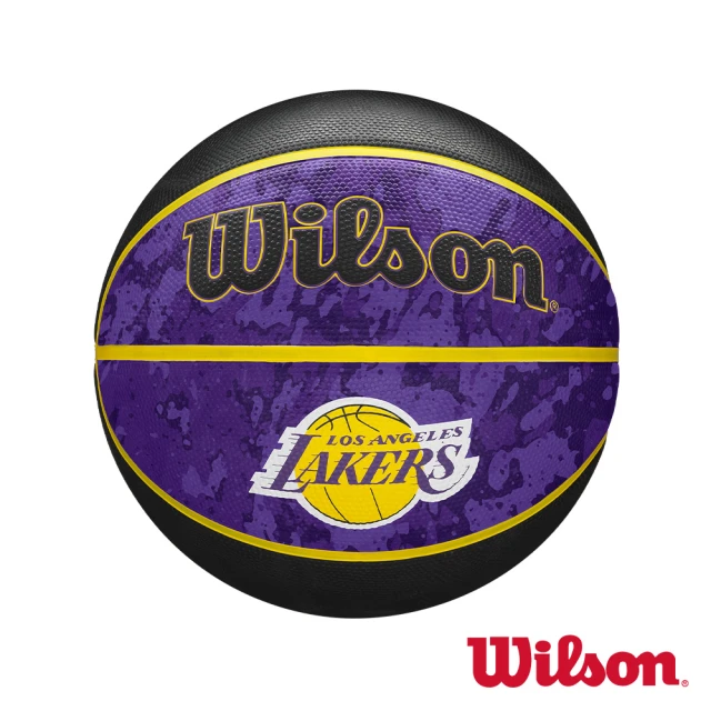 WILSON 籃球 NBA隊徽系列 TIEDYE 湖人 橡膠(7號球)