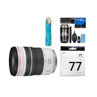 【Canon】RF 70-200mm F4L IS USM +SIGMA UV 77mm保護鏡+DKL-15清潔組+CL-50GL相機魔毯(公司貨)