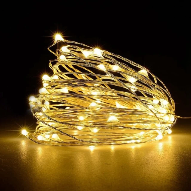 GIFTME5 LED螢火蟲銅線燈串20米200燈(浪漫燈條 節日佈置 裝飾用品 燈串 氛圍燈)