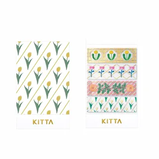【KING JIM】KITTA隨身攜帶和紙膠帶 Clear透明/金箔