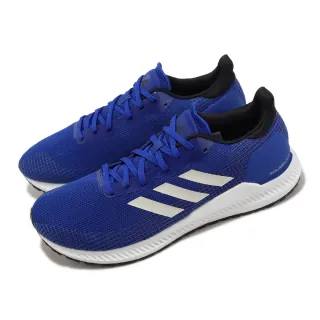 【adidas 愛迪達】慢跑鞋 Solar Blaze M 男鞋 白 藍 運動鞋 路跑 緩震 愛迪達(EF0812)