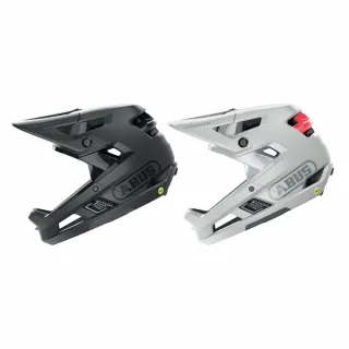 【ABUS】AIRDROP MIPS 登山車全罩安全帽 霧黑/極地白(B1AB-ADP-MC00XN)
