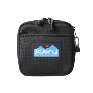 【KAVU】Tybee Cube 多夾層收納包 黑色 #9415