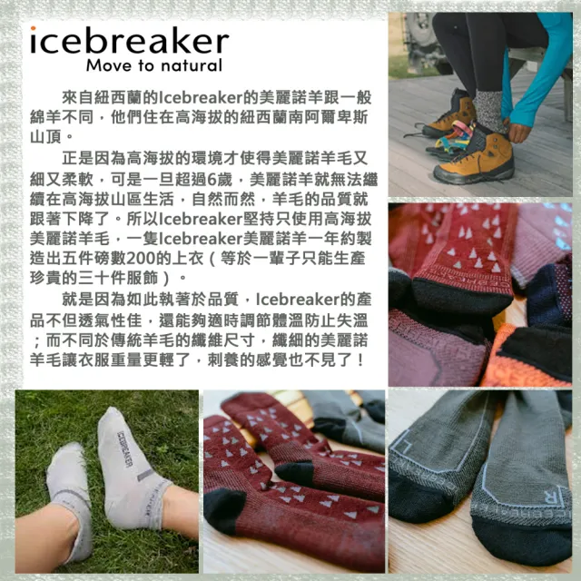 【Icebreaker】女 Cool-Lite™ 半筒薄毛圈健行襪(羊毛/短筒/美麗諾羊毛/輕薄/健行)