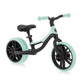 【GLOBBER 哥輪步】法國  GO BIKE ELITE DUO 雙後輪平衡滑步車-薄荷綠(滑步車、學步車、平衡車、滑板車)