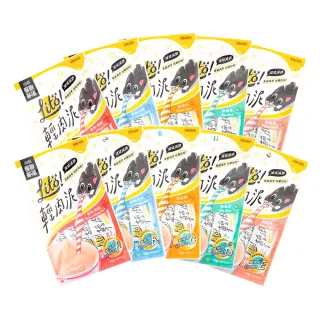 【怪獸部落】Lito! 輕肉泥10g×4入-20包組-多種口味(貓肉泥/貓零食/寵物肉泥)