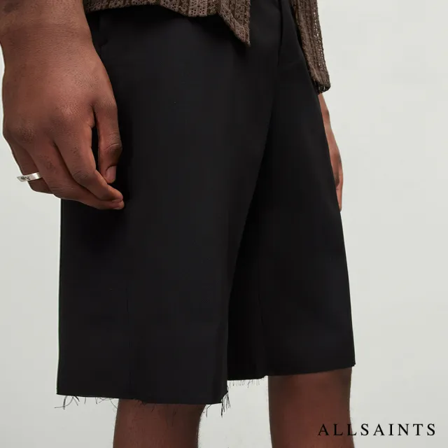 【ALLSAINTS】LAGO 中腰西裝不收邊短褲 MT004Y(直筒版型)