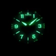 【elegantsis 愛樂時】JT48經典時尚三眼計時腕表-金/綠 45.5mm(ELJT48MQS-OG04MA)