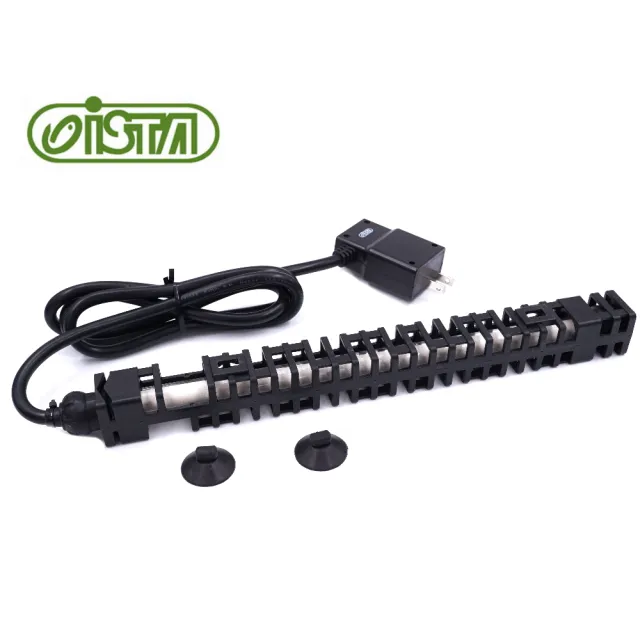 【ISTA 伊士達】三段式定溫加溫器200W 新版25℃ 28℃ 33℃三種溫度設定離水斷電防爆石英管(雙控溫晶片)
