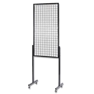 【撥撥的架子】2*5 T腳直立式網架 服飾店衣服直立式井網架附輪子 腳座可選(2x5網片架)