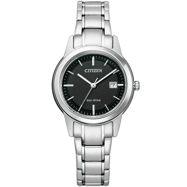 【CITIZEN 星辰】光動能簡約大三針女錶-29.4mm 母親節 禮物 送禮(FE1081-67E)