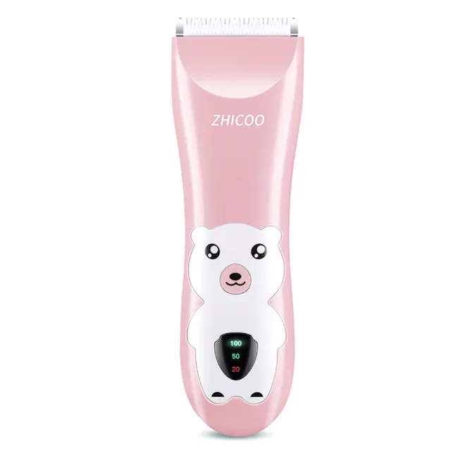 【ZHICOO】電動嬰兒寶寶理髮器 LED電顯兒童剃頭髮電推子 充電式家用陶瓷刀頭剃髮神器