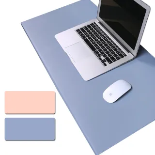 【Nil】皮革辦公室桌墊 大尺吋折邊電腦桌墊 60x30cm(滑鼠墊/鍵盤墊/書桌墊/寫字墊)