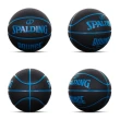 【SPALDING】籃球 Bounce 黑藍 斯伯丁 室內外通用 耐磨 黏手感 系籃 合成皮(SPB91004)