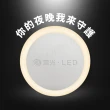 【DanceLight 舞光】LED 0.2W 圓滿光感小夜燈 兩入組(光感應 插頭式通電設計 隨插即用)