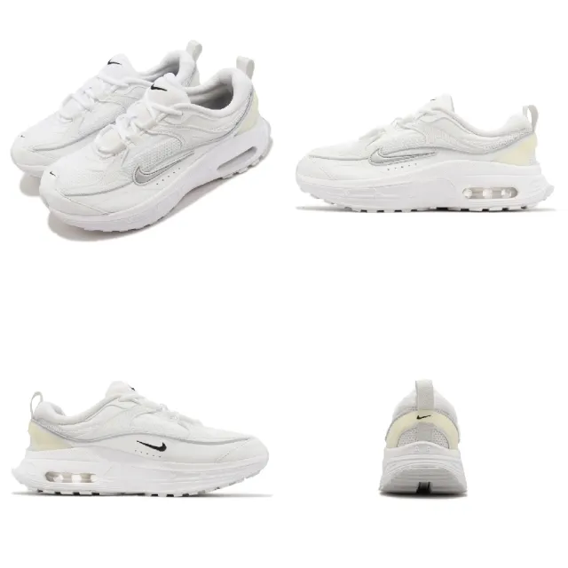 【NIKE 耐吉】休閒鞋 Wmns Air Max Bliss 女鞋 白 銀 厚底 氣墊 氣墊 經典鞋(DH5128-101)