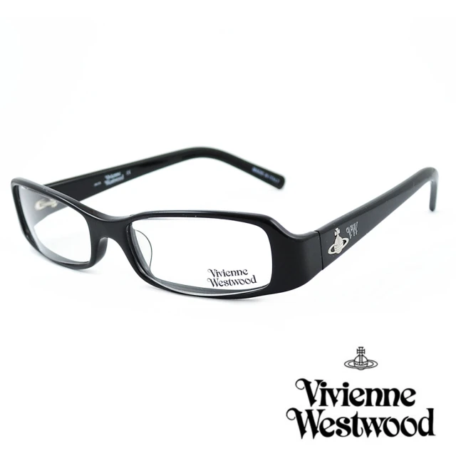【Vivienne Westwood】光學鏡框經典英倫風-黑-VW165 01(黑-VW165 01)