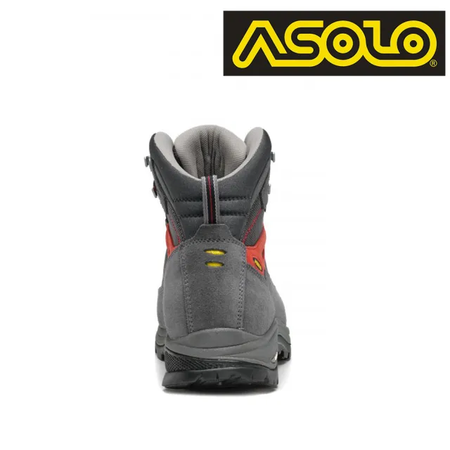 【ASOLO】女款 GTX 中筒郊山健走鞋 Finder GV A23103/B043 紅青銅(防水透氣、輕便、黃金大底、休閒)
