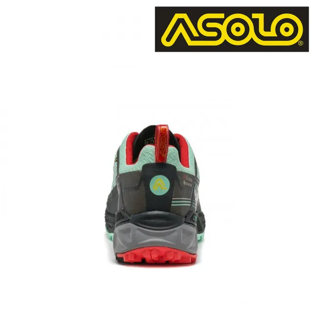 【ASOLO】女款 GTX 低筒越野疾行健行鞋 BACKBONE A40053/B052 丹青黑(防水透氣、輕便、休閒)