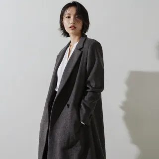 【SST&C 最後55折】女士經典長版羊毛大衣-多色任選