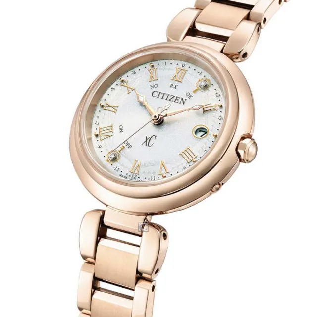 【CITIZEN 星辰】xC  Eco-Drive  光動能 鈦金屬 時尚電波錶 女錶 禮物 推薦(ES9464-52B)