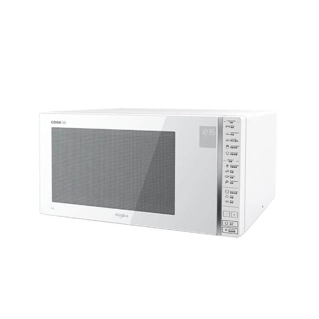 Whirlpool惠而浦 MWG030EW 30公升微波爐 900W輸出功率 解凍功能 白色系 110V臺灣電壓