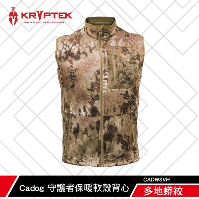 【KRYPTEK】鐵士軍規 Cadog 守護者保暖軟殼背心(調節體溫/防水/羊毛/軟殼/保暖/戶外)