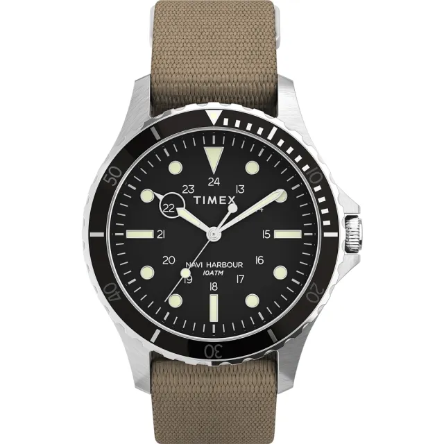 【TIMEX】天美時 風格系列 經典手錶  黑x棕褐 TXTW2U90000