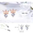 【AchiCat】925純銀耳環．耳針式．皇冠(送閨蜜．新年禮物)